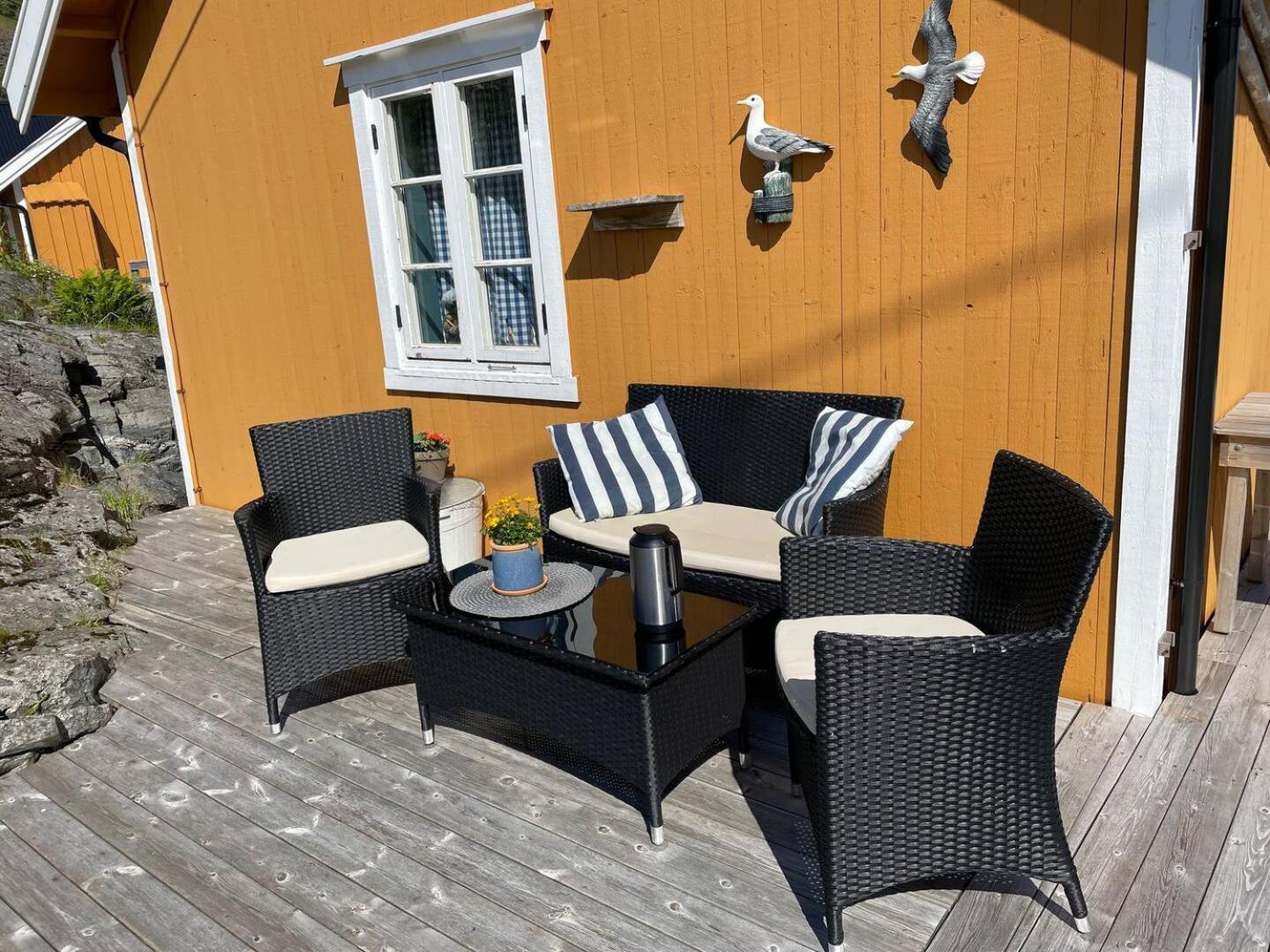 Koselig Rorbu Pa Tind Villa Sørvågen Bagian luar foto