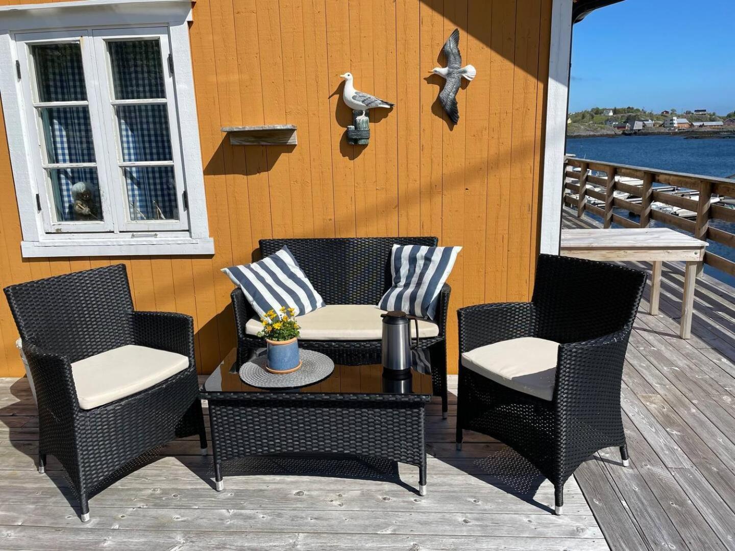 Koselig Rorbu Pa Tind Villa Sørvågen Bagian luar foto